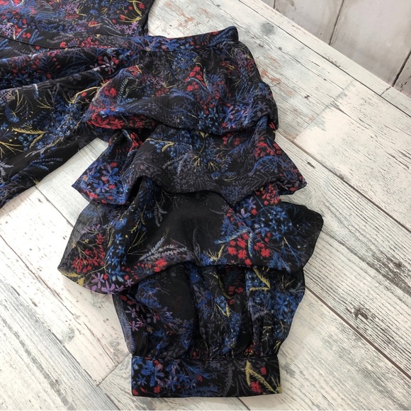 H&M Tiered Ballon Sleeves Off Shoulder Blouse 6 - Picture 9 of 10